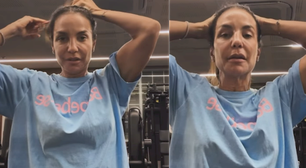 Ivete Sangalo revela rosto com titânio e volta aos treinos