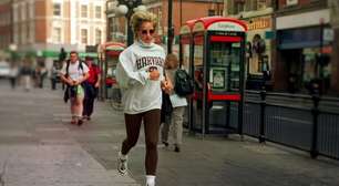 Adeus, sedentarismo: descobrimos as calças leggings na cor chocolate da Lupo que a Princesa Diana adoraria usar no pilates e na yoga