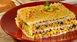 O segredo da janta perfeita: Lasanha ao creme de mandioquinha
