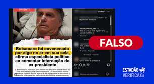 Infecção de Bolsonaro foi causada por entrada de líquido nos pulmões, não envenenamento
