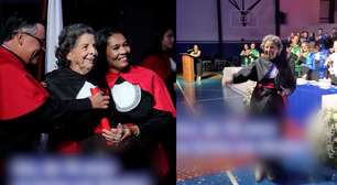 Mulher de 76 anos é aplaudida de pé ao realizar o sonho de se formar em Direito