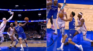 Jogador usa tênis para impedir cesta de adversário na NBA; veja vídeo