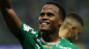 Arias celebra primeiro gol com a camisa do Palmeiras: "sempre especial"