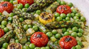 Legumes assados ao limão fáceis e cheios de sabor