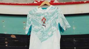 Portugal revela nova camisa alternativa com inspiração marítima