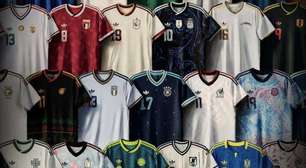 Adidas lança camisas reservas retrô para a Copa do Mundo