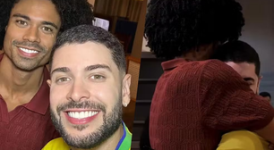 'BBB 26': Após ser eliminado, Breno reencontra Marcelo e web vibra: 'Lindos'