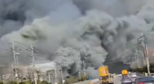 Coreia do Sul: incêndio em fábrica de autopeças deixa ao menos 50 feridos; veja vídeo