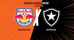 Red Bull Bragantino x Botafogo: onde assistir, escalações e arbitragem