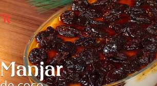 Manjar de coco com ameixa: uma sobremesa clássica e cremosa que não pode faltar na sua mesa