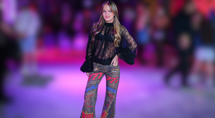 Custa quase R$ 4 mil: essa calça jeans de cintura baixa deu mood motoqueira ao look de Rafa Justus no Lollapalooza e já foi usada por Ana Castela