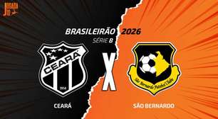 Ceará x São Bernardo, AO VIVO, com a Voz do Esporte, às 14h30