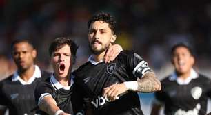 Botafogo vence Bragantino e sai da zona de rebaixamento do Brasileirão