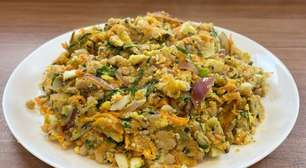 Farofa de feijão fradinho: o acompanhamento bem temperado ideal para o seu almoço