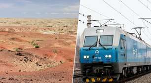 A China tenta conectar seus trens à Mongólia desde 2012: restam apenas 20 quilômetros cruciais na fronteira do Deserto de Gobi