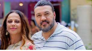 'Linda' e 'Maravilhosa': Belo mistura ficção com realidade e rasga elogios à ex Viviane Araújo na TV: 'Reencontrar um amor'