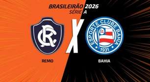 Remo x Bahia, AO VIVO, com a Voz do Esporte, às 14h30