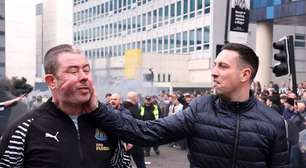 Pancadaria entre torcedores de Newcastle e Sunderland deixa feridos antes de clássico