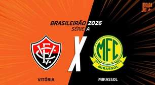 Vitória x Mirassol, AO VIVO, com a Voz do Esporte, às 17h