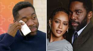 Crise no casamento? Lázaro Ramos comenta separação de Taís Araújo: 'Dar um tempo'