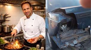 Ex-Polegar desabafa após ter carro destruído na porta de casa; veja imagens