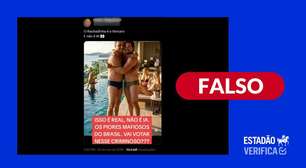 Foto de Flávio Bolsonaro e Vorcaro abraçados foi criada com inteligência artificial