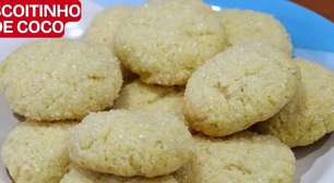 Biscoitinho de coco perfeito para o café: uma receita que derrete na boca e é simples de fazer