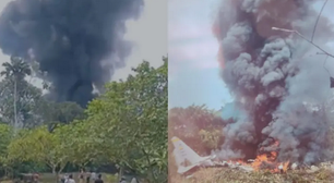 Avião militar cai na Colômbia com mais de 100 soldados a bordo, diz imprensa local