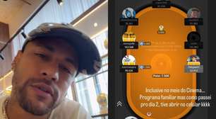 Neymar rebate matéria sobre participação em torneio de pôquer: 'Contente pela minha performance'