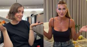 Fabiana Justus paga dívida com Ana Paula Siebert por vestido