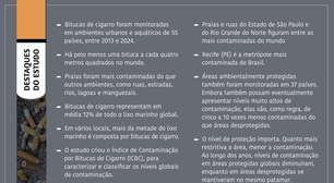 Bitucas de cigarro são o lixo mais comum do planeta