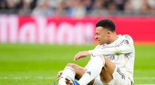 Real Madrid diagnosticou lesão em joelho errado de Mbappé, revela emissora