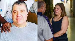 Irmã de Gerson Brenner chora muito no velório do ator em São Paulo