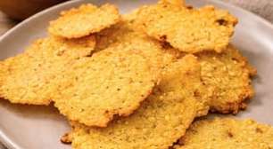 Chips de arroz no forno com sobras: crocante e sem glúten