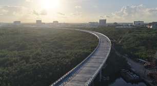 O México terá a segunda maior ponte da América Latina: ela atravessa uma lagoa e liga a um destino turístico