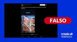 É falso áudio atribuído a Lula exigindo prisão de Flávio Bolsonaro antes das eleições