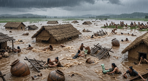 Civilização entrou em colapso há 3.950 anos após mais de 140 anos com chuvas anuais acima de 1.000 mm