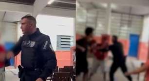 PM é flagrado agredindo estudantes em escola estadual na Zona Sul do Rio