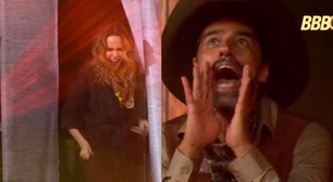 Olha elaaaaa! Após ser barrada, Ana Paula Renault faz retorno TRIUNFAL à Festa do Líder no 'BBB 26' ao som de 'Erva Venenosa' e afronta Cowboy: 'Frouxo'