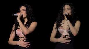 Rosalía interrompe show em Milão por questões de saúde: 'Tentei ir até o fim'