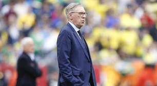 Ancelotti se diz "satisfeito" e faz elogios a Vini Jr após derrota da Seleção