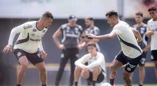 Neymar e Mayke desfalcam treino técnico do Santos