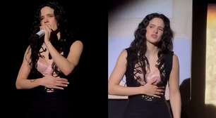 Cantora Rosalía passa mal e interrompe show em Milão: 'Muita dor'