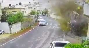 Israelenses escapam por pouco de míssil em ataque na região de Tel Aviv