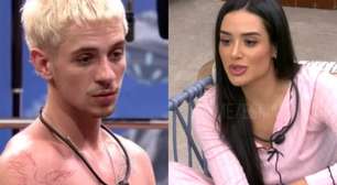 'BBB 26': Juliano acusa Jordana de agressão e arma barraco: 'Me empurrando'