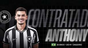 Botafogo anuncia contratação de Anthony