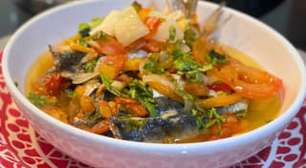 Escabeche de sardinha delcioso e fácil para a pascoa