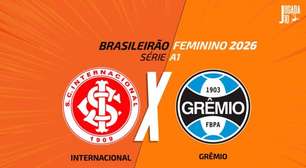 Internacional x Grêmio (feminino): onde assistir, escalações e arbitragem