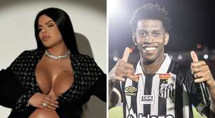 Grávida de ex-zagueiro do Santos, influencer é proibida de citá-lo sob pena de multa, diz jornal