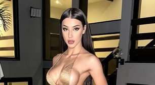 'Neta' de Gretchen, Bia Miranda diz que US$ 40 mil em dinheiro falso era para ensaio: 'Igual as gringas'